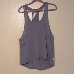 Vimmia Mixed Media Activewear Tank Gray Medium